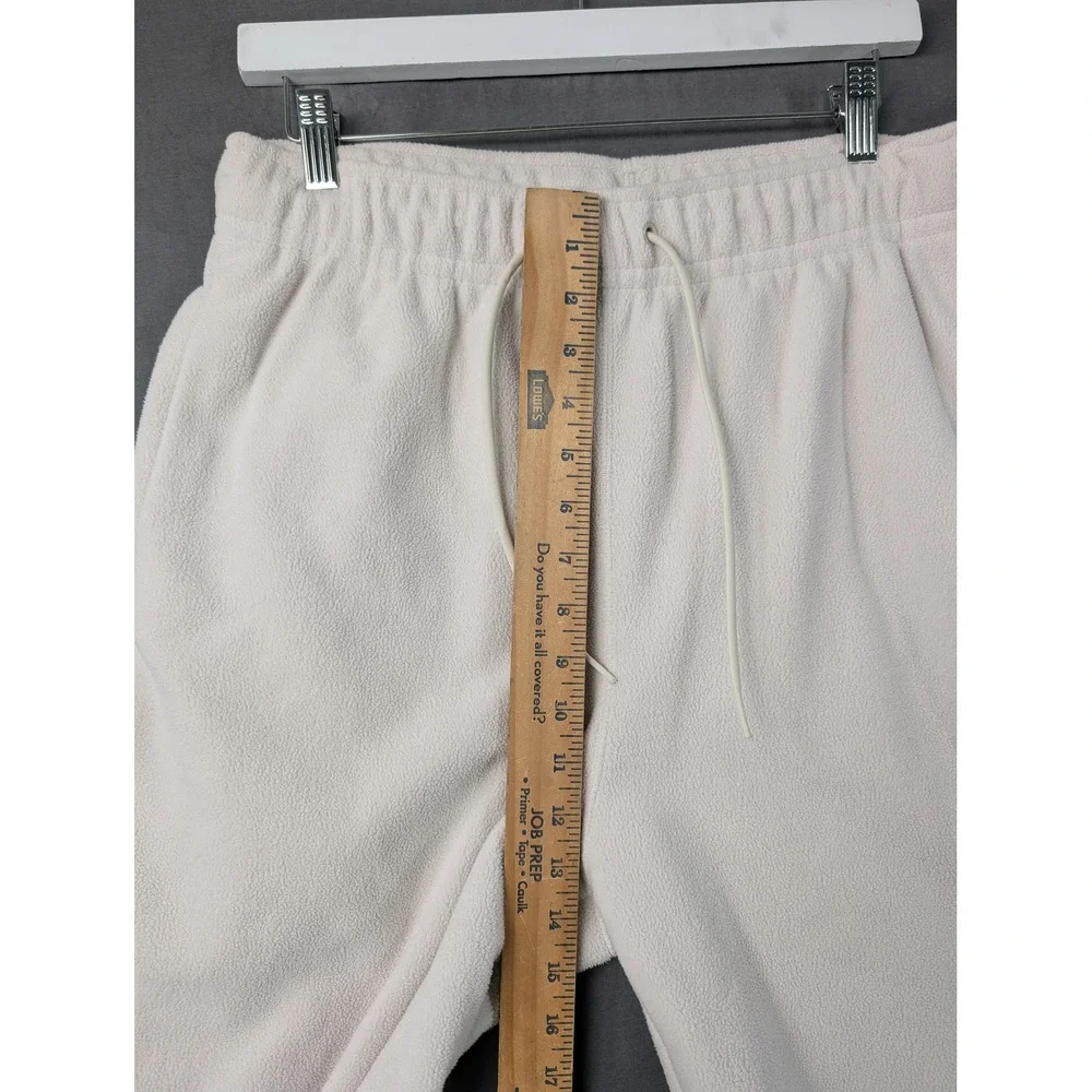Nike Therma-FIT Fleece Joggers Mens Medium Cream Sweatpants FB5578-104